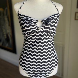 Barbie Retro Black & White One Piece Swimsuit